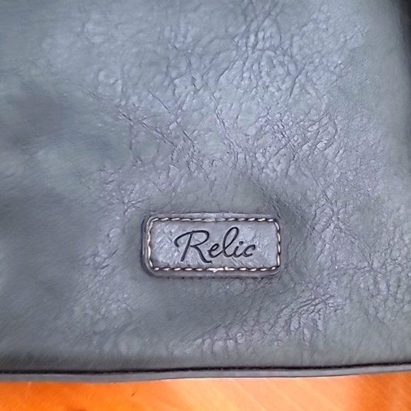 RELIC WOMEN'S SMALL CROSSBODY BAG/PURSE BLACK LEATHER - Picture 12 of 12